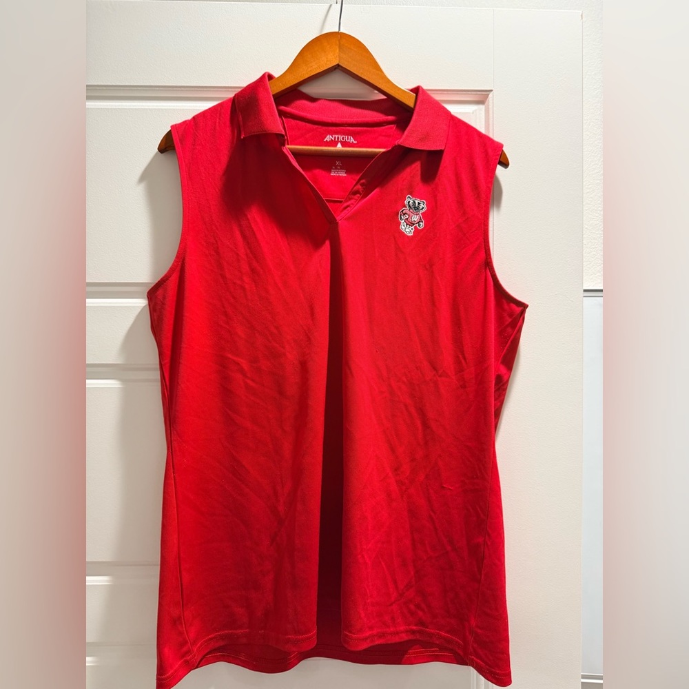 Antigua Vibrant Red Polo Shirt
